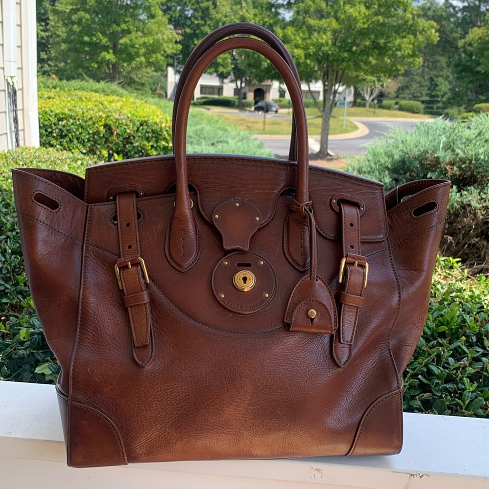 Vintage And The Original Ralph Lauren Collection Ricky 33 Calfskin Bag.